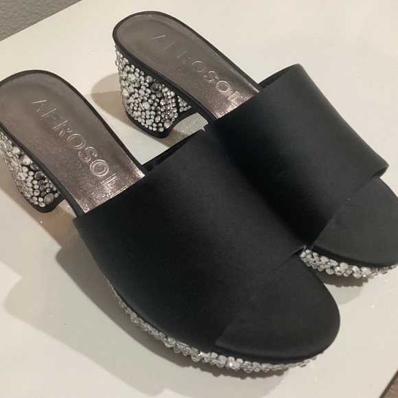 Coraline Rhine Stone Block Heel Aerosoles - Picture 9 of 10